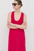 Сукня Max Mara Leisure колір рожевий midi пряма (2990942)