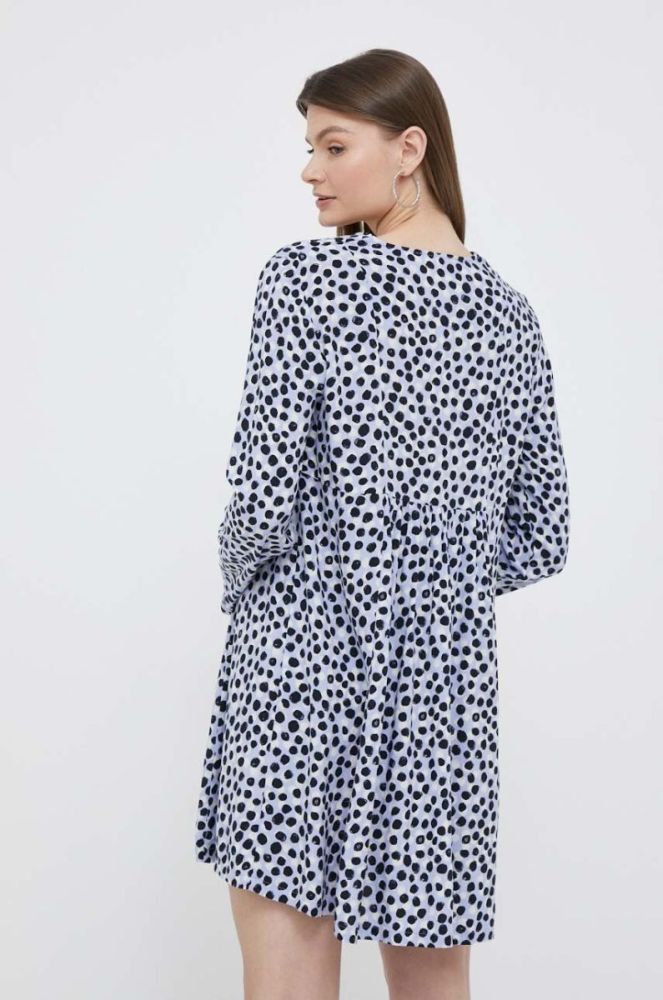 Сукня United Colors of Benetton mini розкльошена колір блакитний (3167429) фото 3