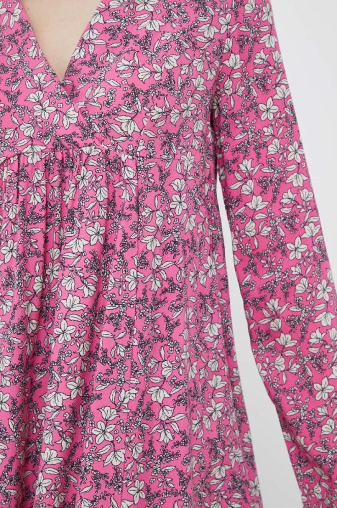 Сукня United Colors of Benetton колір фіолетовий mini розкльошена (3167449) фото 5