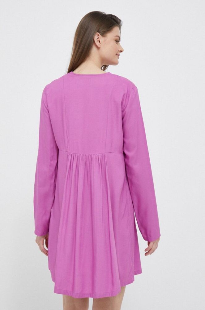 Сукня United Colors of Benetton колір фіолетовий mini розкльошена (3170911) фото 3