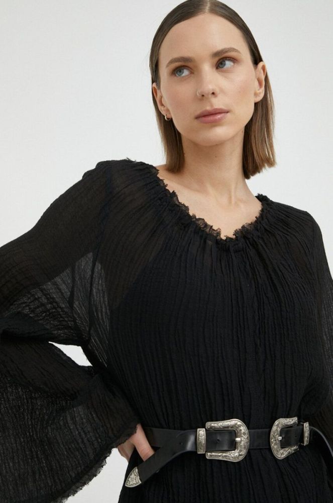 Сукня By Malene Birger Emoras колір чорний mini пряма фото 5