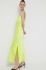 Сукня HUGO колір жовтий maxi облягаюча