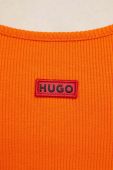 Сукня HUGO колір помаранчевий mini облягаюча