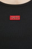 Сукня HUGO колір чорний mini облягаюча (3113537)