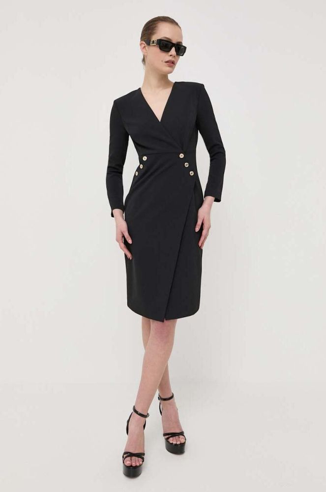 Сукня Pinko колір чорний mini облягаюча (3196202)