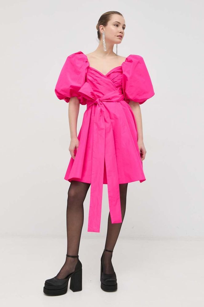 Сукня Pinko колір фіолетовий mini розкльошена (2933821)