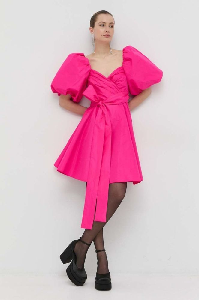 Сукня Pinko колір фіолетовий mini розкльошена (2933821) фото 2