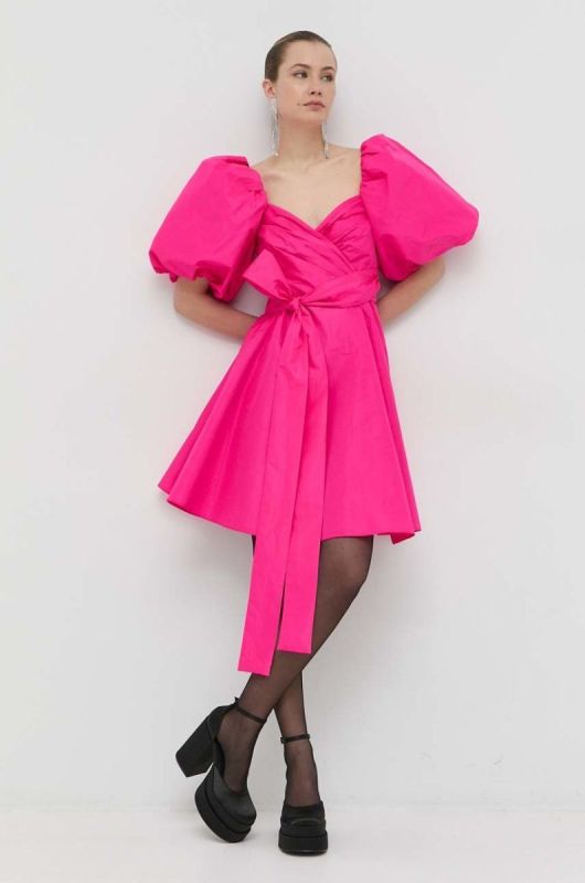 Сукня Pinko колір фіолетовий mini розкльошена (2933821) фото 2