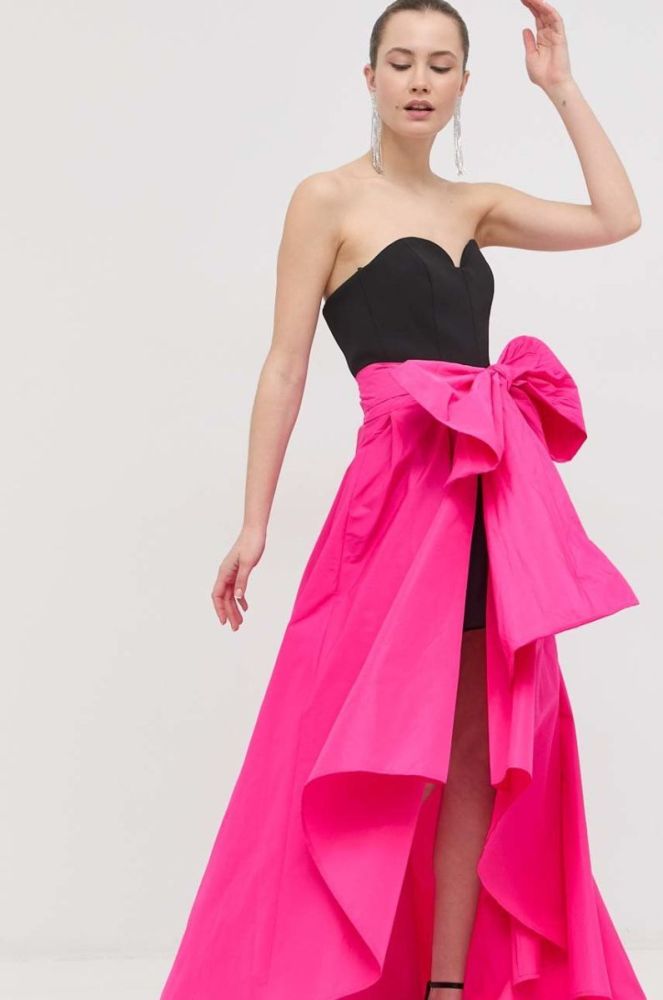 Сукня Pinko колір фіолетовий mini розкльошена (2933821) фото 7