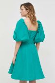 Сукня Pinko колір зелений mini розкльошена (2933813)