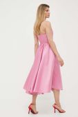 Сукня Pinko колір рожевий mini розкльошена (3211372)