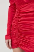 Сукня Pinko колір червоний mini облягаюча