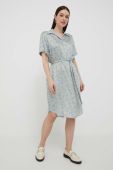 Сукня United Colors of Benetton mini розкльошена колір блакитний (3233921)