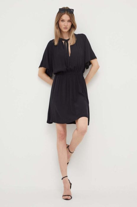Сукня United Colors of Benetton колір чорний mini розкльошена (3297814)