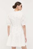 Сукня BOSS mini розкльошена колір білий (3181828)
