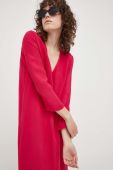 Сукня Herskind колір рожевий maxi oversize