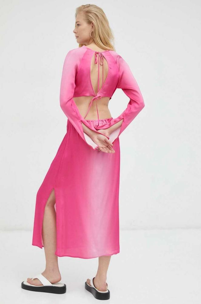Сукня Herskind колір фіолетовий maxi пряма