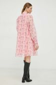 Сукня Bruuns Bazaar колір рожевий mini oversize