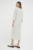 Сукня Bruuns Bazaar колір сірий midi пряма