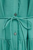 Сукня Bruuns Bazaar Rosebay Carline колір зелений midi розкльошена