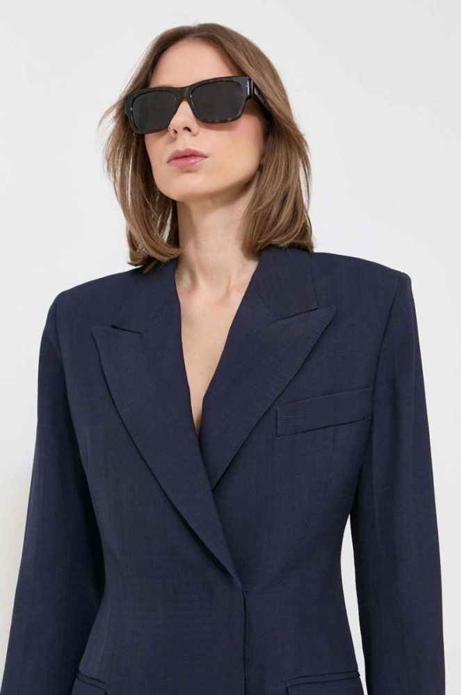 Сукня Victoria Beckham колір синій mini облягаюча фото 4