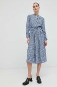 Сукня Marc O'Polo DENIM колір синій midi розкльошена