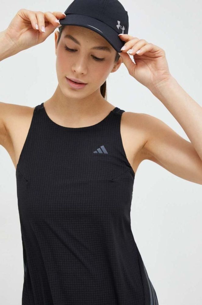 Сукня adidas Performance колір чорний mini розкльошена фото 4