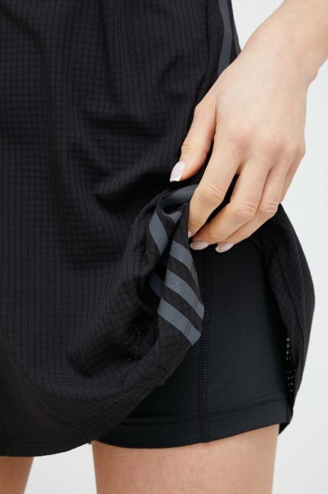 Сукня adidas Performance колір чорний mini розкльошена фото 6