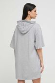 Бавовняна сукня UGG колір сірий midi oversize