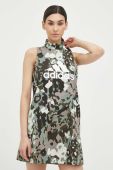 Сукня adidas колір зелений mini пряма