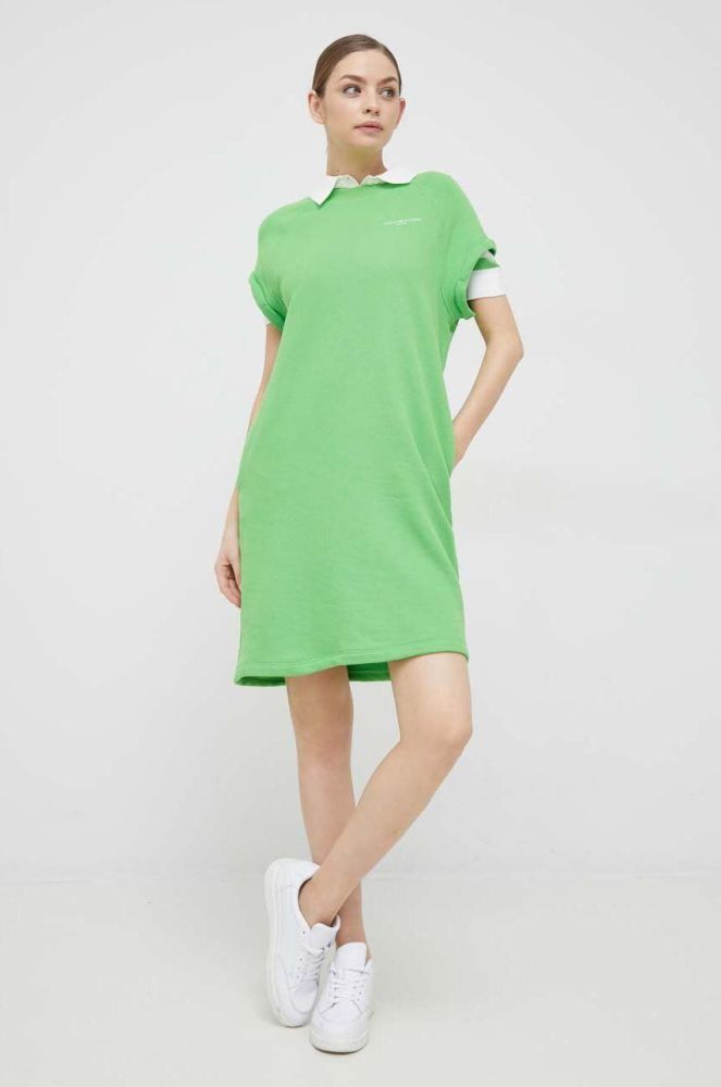 Сукня Tommy Hilfiger колір зелений mini пряма