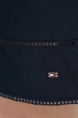 Бавовняна сукня Tommy Hilfiger колір синій mini розкльошена