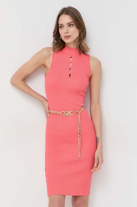 Сукня Marciano Guess колір помаранчевий mini облягаюча