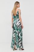 Шовкова сукня Marciano Guess колір зелений maxi пряма