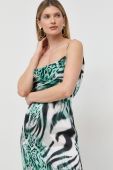 Шовкова сукня Marciano Guess колір зелений maxi пряма