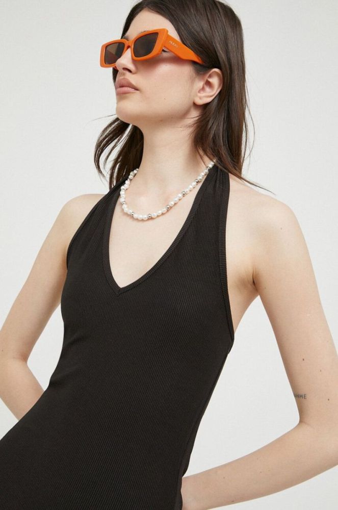 Сукня Tommy Jeans колір чорний mini облягаюча (3082926) фото 5