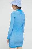 Сукня Tommy Jeans mini облягаюча колір блакитний (2990973)