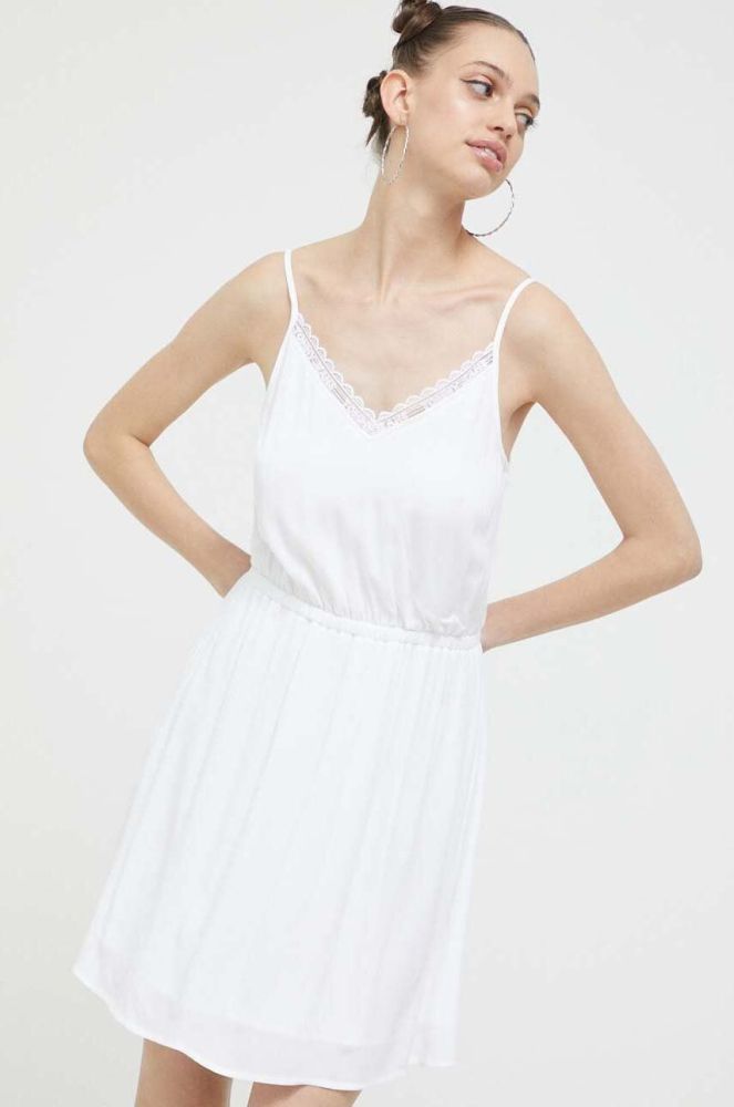 Сукня Tommy Jeans колір білий mini розкльошена (3140821)