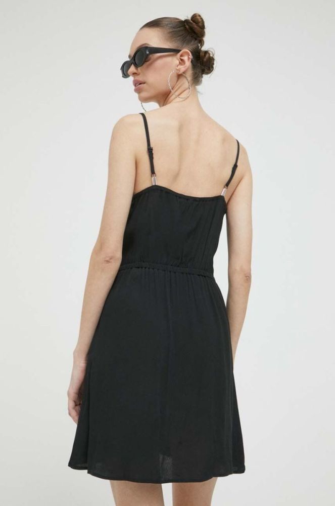 Сукня Tommy Jeans колір чорний mini розкльошена (3140816) фото 3