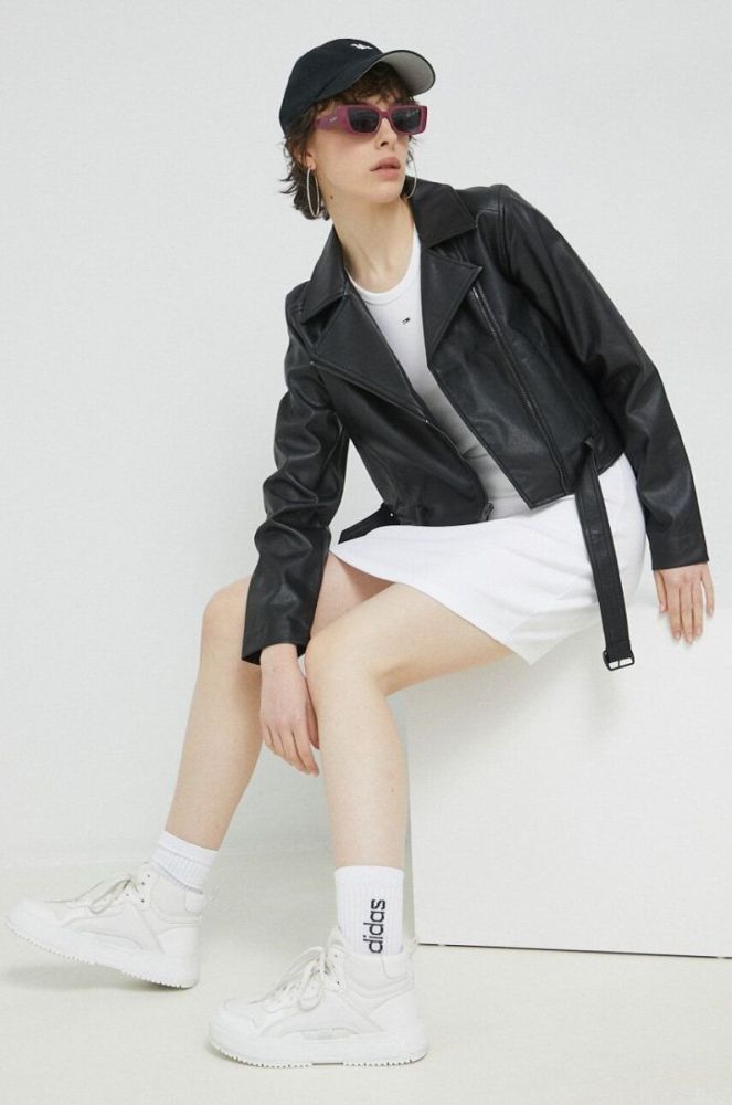 Сукня Tommy Jeans колір білий mini облягаюча (2980433) фото 2
