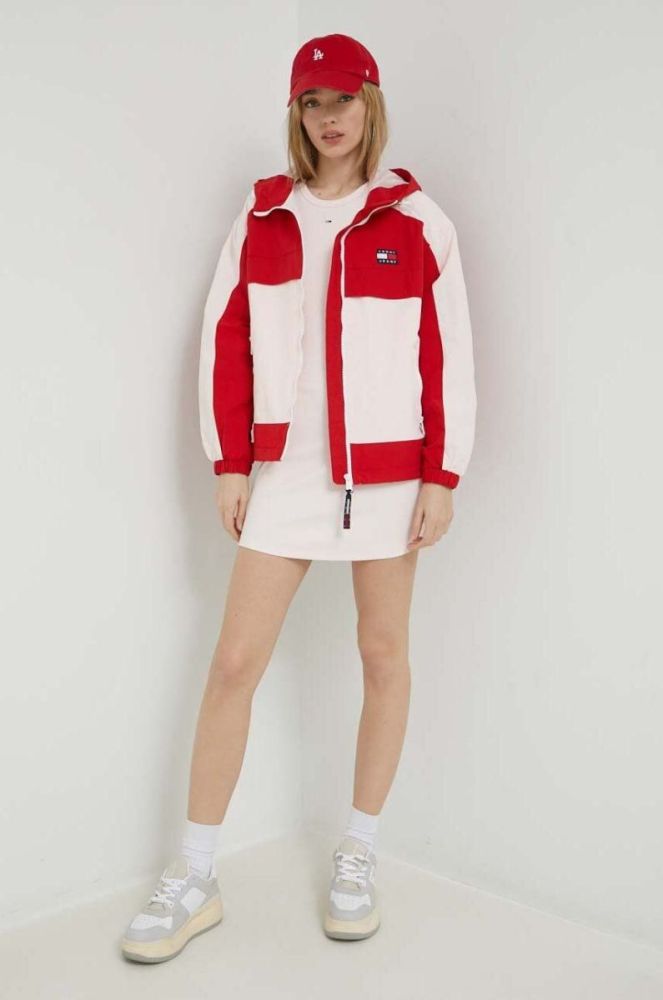 Сукня Tommy Jeans колір рожевий mini облягаюча (2980418) фото 2