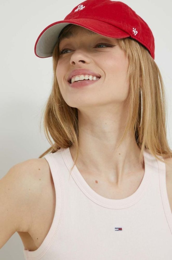 Сукня Tommy Jeans колір рожевий mini облягаюча (2980418) фото 4