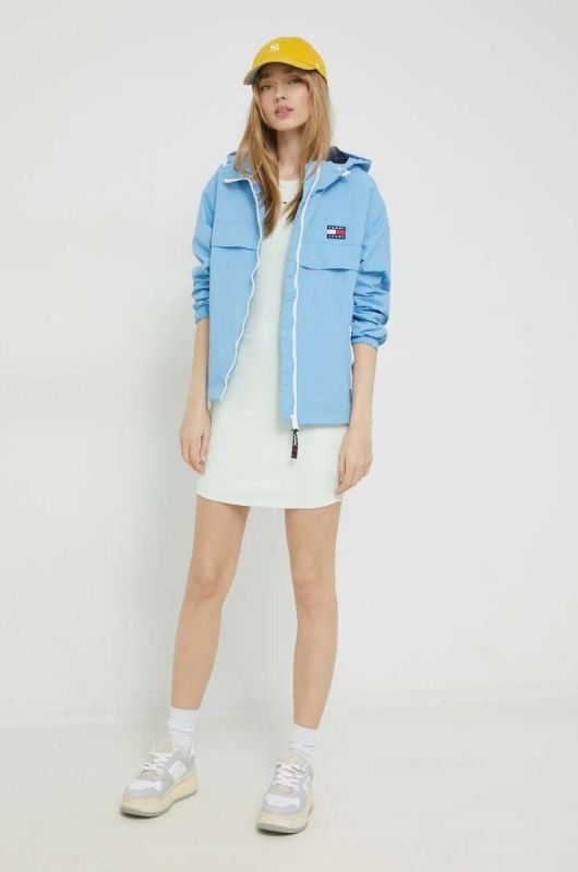 Сукня Tommy Jeans колір зелений mini облягаюча (2980413) фото 2