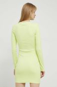 Сукня Tommy Jeans колір зелений mini облягаюча (2980454)