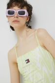 Сукня Tommy Jeans колір жовтий mini облягаюча
