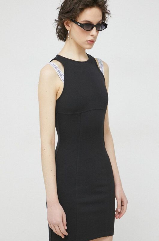Сукня Tommy Jeans колір чорний mini облягаюча (2996991) фото 2