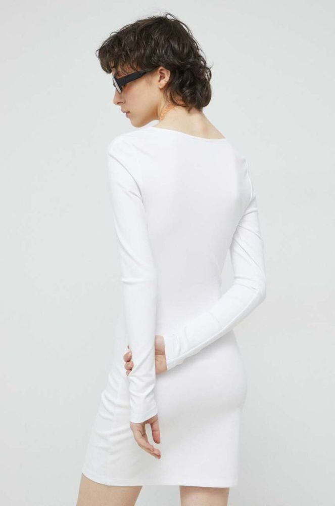 Сукня Tommy Jeans колір білий mini облягаюча (2997006) фото 3
