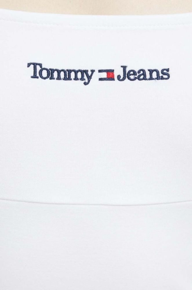 Сукня Tommy Jeans колір білий mini облягаюча (2997006) фото 5