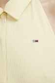 Сукня Tommy Jeans колір жовтий mini розкльошена