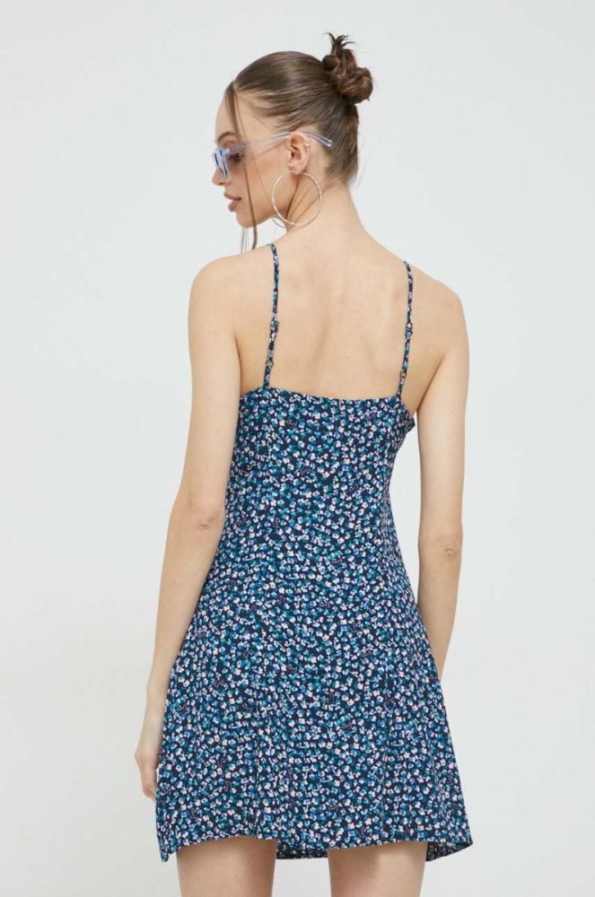 Сукня Tommy Jeans mini розкльошена колір блакитний (3020111) фото 3